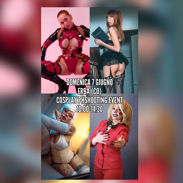 Locandina evento Cosplay PHShooting, Erba